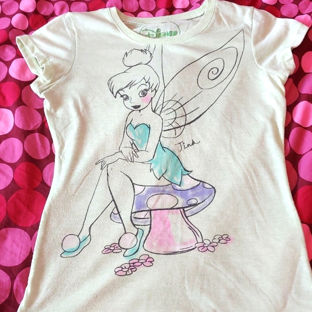 Disney Tinkerbell Large Pastel Green Tee